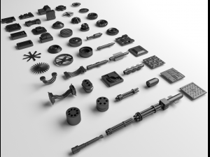 technical parts collection 2 3D Model