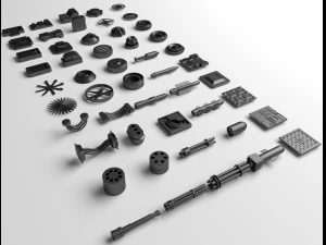 technical parts collection 2 3D Model