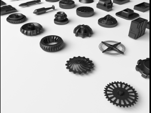 technical parts collection 2 3D Model