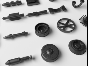 technical parts collection 2 3D Model