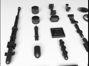 technical parts collection 2 3D Model