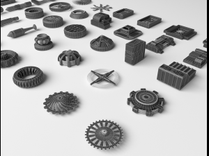 technical parts collection 2 3D Model