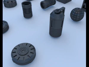 technical parts collection 3 3D Model