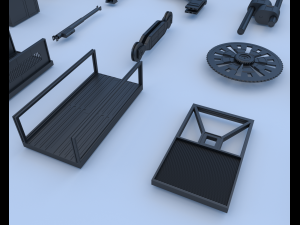 technical parts collection 3 Modelo 3D