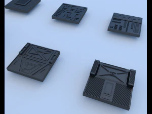 technical parts collection 3 3D Model