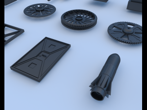 technical parts collection 3 Modelo 3D