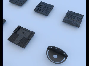 technical parts collection 3 3D Model