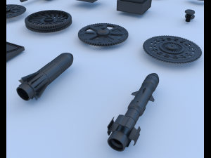 technical parts collection 3 Modelo 3D