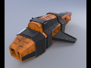 spaceship 3D Model