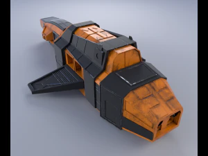 spaceship 3D Model