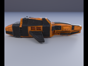 spaceship 3D Model