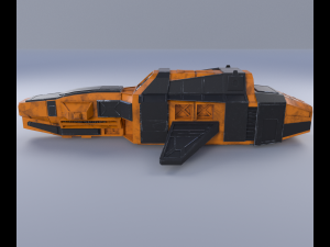 spaceship 3D Model