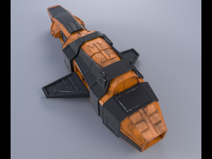 spaceship 3D Model