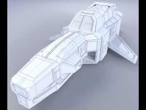 spaceship 3D Model