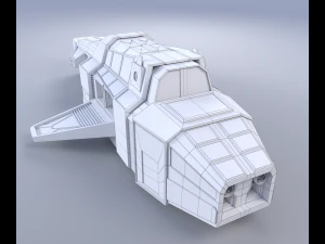 spaceship 3D Model