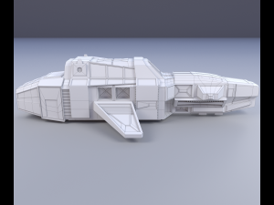 spaceship 3D Model