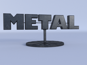 metal room decoration 3D Model