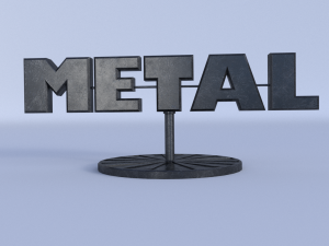 metal room decoration 3D Model