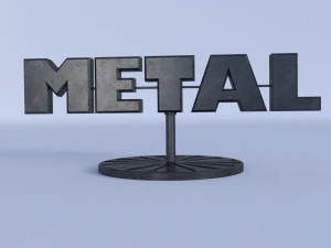 metal room decoration 3D Model