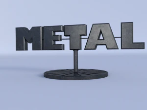 metal room decoration 3D Model