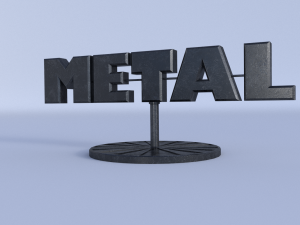 metal room decoration 3D Model