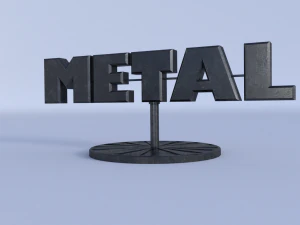 metal room decoration 3D Model