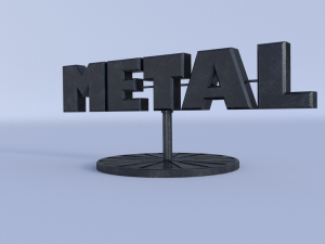 metal room decoration 3D Model