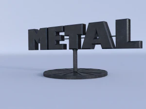 metal room decoration 3D Model