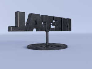 metal room decoration 3D Model