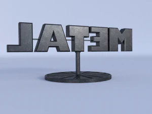 metal room decoration 3D Model