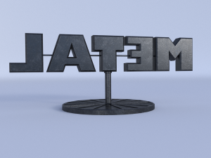 metal room decoration 3D Model