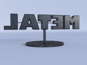 metal room decoration 3D Model