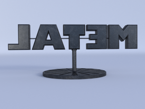 metal room decoration 3D Model