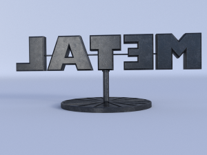 metal room decoration 3D Model