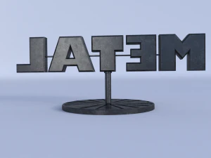 metal room decoration 3D Model