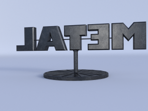 metal room decoration 3D Model