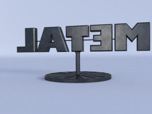 metal room decoration 3D Model