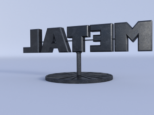metal room decoration 3D Model