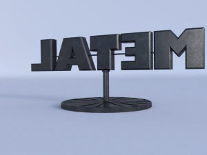 metal room decoration 3D Model