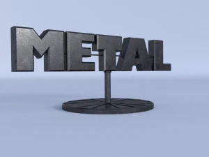 metal room decoration 3D Model