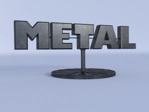 metal room decoration 3D Model