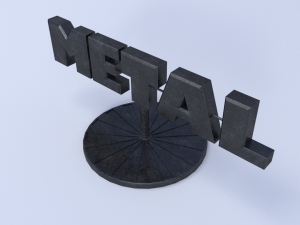 metal room decoration 3D Model