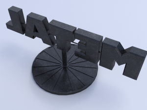 metal room decoration 3D Model