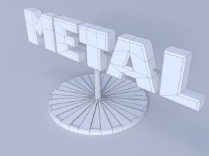 metal room decoration 3D Model