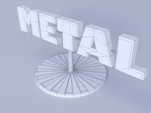 metal room decoration 3D Model