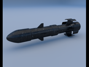 missile Modèle 3D
