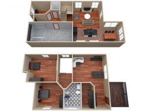 house - floor plan 3Dモデル