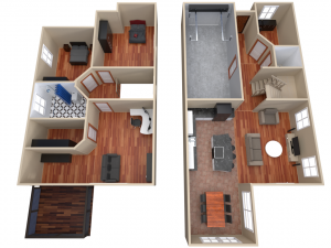 house - floor plan 3Dモデル