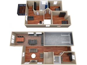 house - floor plan 3Dモデル