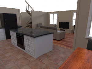 house - floor plan 3Dモデル